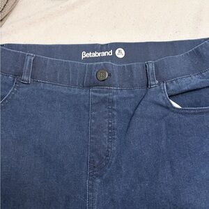 Betabrand Navy pull on jeggings size xl